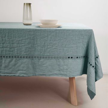 A'jour embroidery tablecloth by LA FABBRICA DEL LINO - view 8