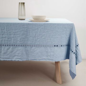 A'jour embroidery tablecloth by LA FABBRICA DEL LINO - view 3