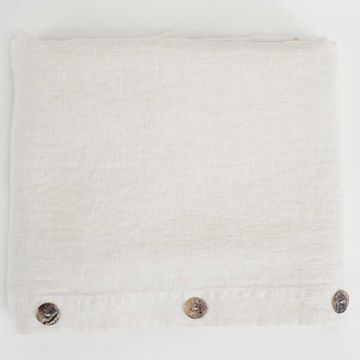 Tablecloth with modular buttons and Corals embroidery * LAST PIECES by LA FABBRICA DEL LINO - view 9