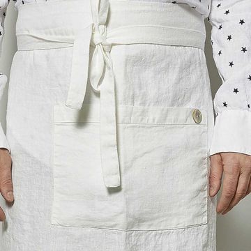 Low-waisted apron by LA FABBRICA DEL LINO - view 5