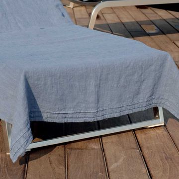 Shooting linen bath towel by LA FABBRICA DEL LINO - view 2