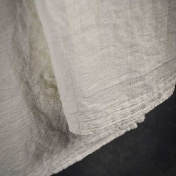 Face and guest towel set Shooting with embroidered letter by LA FABBRICA DEL LINO - view 2