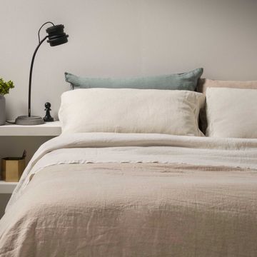 Flat double bed sheet by LA FABBRICA DEL LINO - view 5
