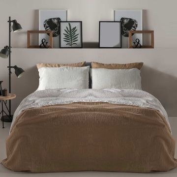 Flat double bed sheet by LA FABBRICA DEL LINO - view 3