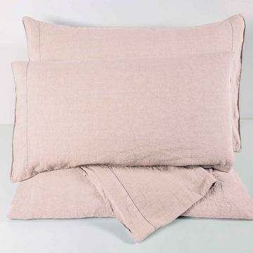 Double bed sheet and pillowcase set by LA FABBRICA DEL LINO - view 6