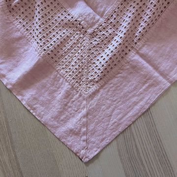 Rectangular tablecloth with square embroidery * while stocks last by LA FABBRICA DEL LINO - view 6