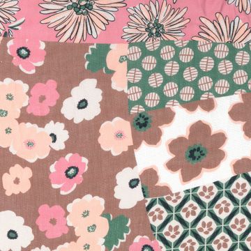 Linen runner with Patchwork print by LA FABBRICA DEL LINO - view 9