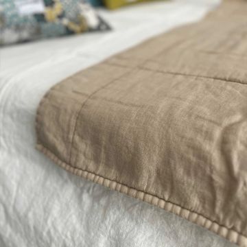 Checked quilt * while stocks last by LA FABBRICA DEL LINO - view 2