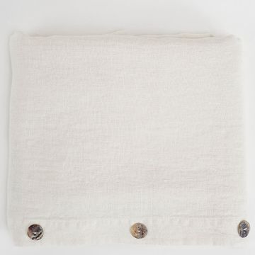 Modular runner with buttons and buttonholes by LA FABBRICA DEL LINO - view 9