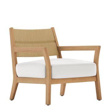 BESSO TEAK/WOVEN LOUNGE CHAIR by JANUS et Cie - view 3