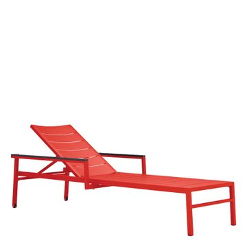 DUO STACKABLE CHAISE LOUNGE WITH ARMS by JANUS et Cie - view 4