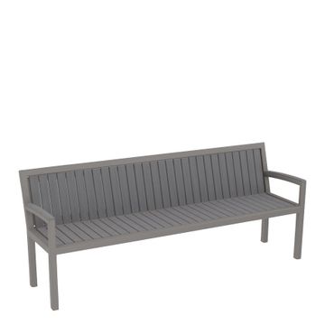 KOKO II JANUSWOOD BENCH WITH ARMS 211 by JANUS et Cie - view 3