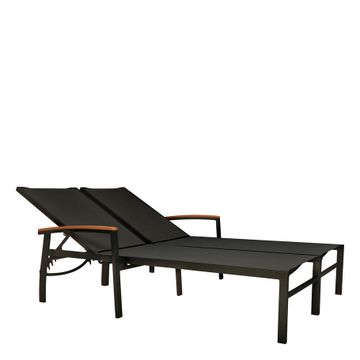KOKO II MESH DOUBLE CHAISE LOUNGE WITH ARMS by JANUS et Cie - view 4