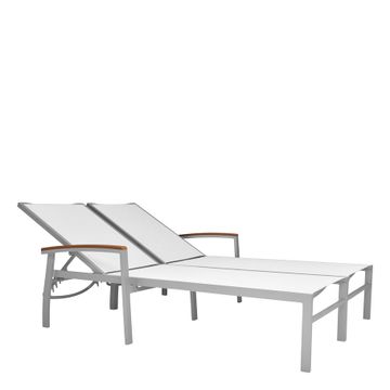 KOKO II MESH DOUBLE CHAISE LOUNGE WITH ARMS by JANUS et Cie - view 3