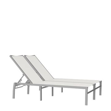 KOKO II MESH DOUBLE CHAISE LOUNGE by JANUS et Cie - view 2