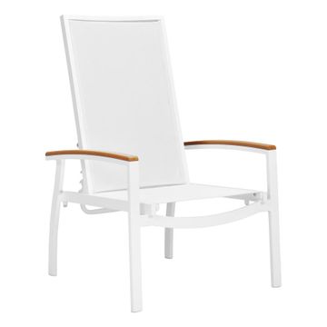 KOKO II STACKABLE MESH RECLINING LOUNGE CHAIR by JANUS et Cie - view 3