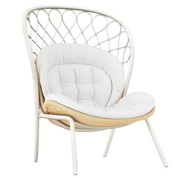PLUME HIGH BACK LOUNGE CHAIR by JANUS et Cie - view 2