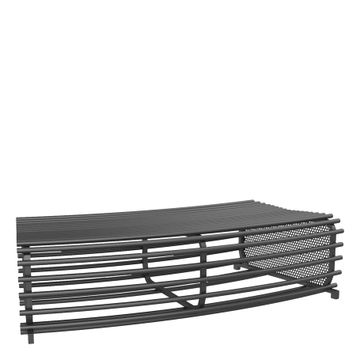 RIO BACKLESS BENCH CURVED 169 by JANUS et Cie - view 2