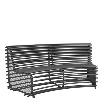 RIO BENCH CONCAVE WIDE 189 by JANUS et Cie - view 2