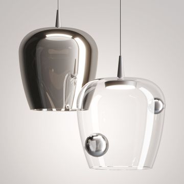 Bilia 230V nude pendant lamp by Zafferano - view 9