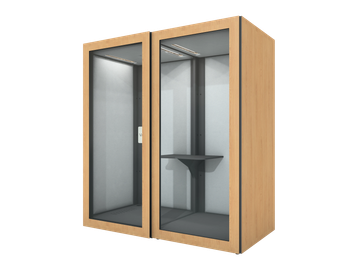 VicBooth Office Plus Duo Booth by Vicoustic