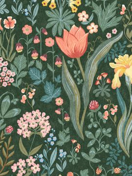 Blomsterhav Grand 9784W by Borastapeter - view 2
