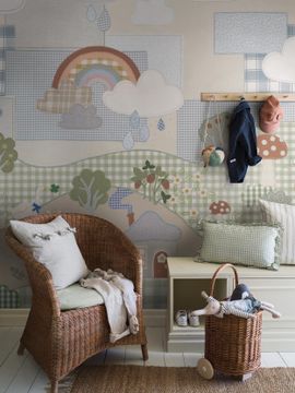 Cottage Patchwork 9867W by Borastapeter - view 2