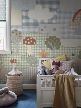 Cottage Patchwork 9867W by Borastapeter - view 3