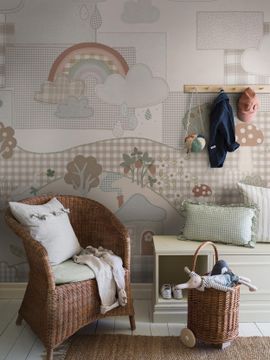 Cottage Patchwork 9868W by Borastapeter - view 2