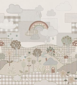 Cottage Patchwork 9868W by Borastapeter - view 4