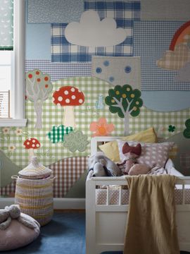 Cottage Patchwork 9869W by Borastapeter - view 3
