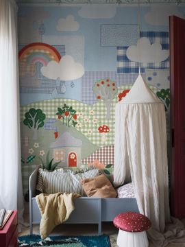 Cottage Patchwork 9869W by Borastapeter - view 5