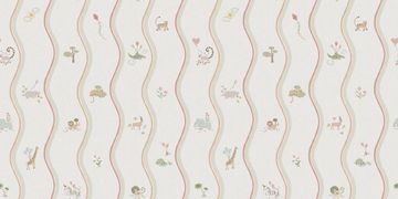 Wavy Stripe Animals 9874W by Borastapeter - view 4