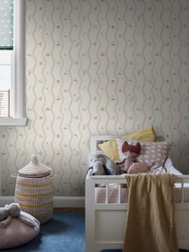 Wavy Stripe Animals 9874W by Borastapeter - view 3