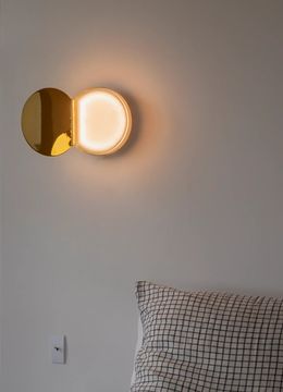 POUDRIER - LED dimmable aluminium wall light by DCWéditions - view 4