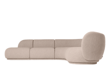 Rico Sofa Armrest Left - Soft Bouclé - Natural by Ferm Living - view 9