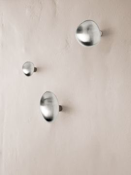 Chanterelle Hook - Brushed Stainless Steel by Ferm Living - view 4