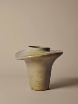 Evio Vase - Large - Elm Green by Ferm Living - view 5