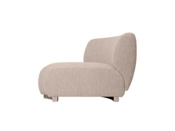 Rico Sofa Corner - Narrow - Soft Bouclé - Natural by Ferm Living - view 9
