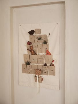 Pine Christmas Calendar - Mini - Natural by Ferm Living - view 6