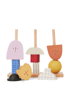 Character Stacking Blocks by Ferm Living - view 5