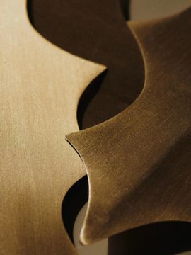 Holly Leaf Ornaments - Set of 4 - Brass by Ferm Living - view 5