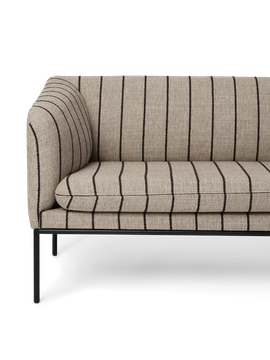 Turn Sofa 3-seater - Pasadena - Sand/Black by Ferm Living - view 5