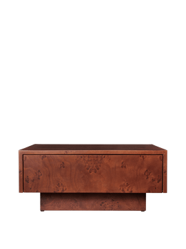 Burl Storage Coffee Table - Dark Stained Burl by Ferm Living - view 9