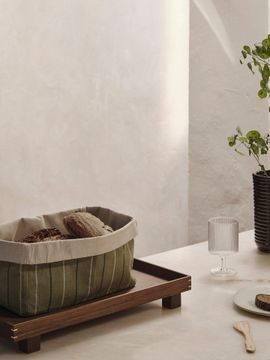 Bon Wooden Tray - Large & Small Gift Set - Smoked Oak by Ferm Living - view 7