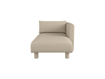 Dase Sofa Chaise Longue Right - Hot Madison - Sand by Ferm Living - view 3