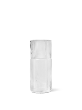 Ripple Carafe Set - Small - Clear by Ferm Living - view 5