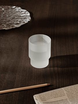 Ripple Glasses - Set of 4 & Carafe Gift Set - Frosted by Ferm Living - view 4