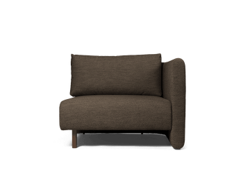 Dase Sofa Armrest Right - Soft Bouclé - Dark Brown by Ferm Living - view 5