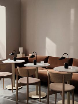 Mineral Café Table - Bianco Curia - Cashmere by Ferm Living - view 3